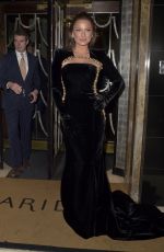 CHRISHELL STAUSE and SAM FAIERS Leaves Claridges Hotel in London 12/04/2023