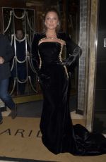 CHRISHELL STAUSE and SAM FAIERS Leaves Claridges Hotel in London 12/04/2023