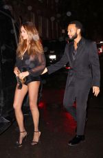 CHRISSY TEIGEN and John Legend Arrives at The Polo Bar in New York 12/28/2023