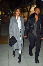 CHRISSY TEIGEN and John Legend Night Out in West Hollywood 12/04/2023