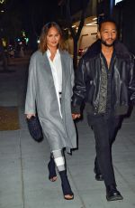 CHRISSY TEIGEN and John Legend Night Out in West Hollywood 12/04/2023
