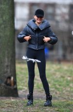 CHRISSY TEIGEN at Washington Square Park in New York 12/28/2023