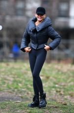 CHRISSY TEIGEN at Washington Square Park in New York 12/28/2023