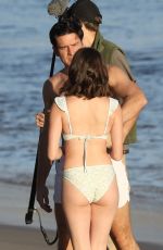 CIARA BRAVO in Bikini on the Set of an Upcoming Project on the Beach in Malibu 12/11/2023