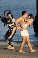 CIARA BRAVO in Bikini on the Set of an Upcoming Project on the Beach in Malibu 12/11/2023