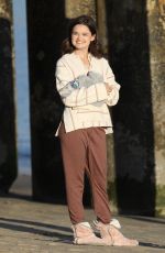 CIARA BRAVO in Bikini on the Set of an Upcoming Project on the Beach in Malibu 12/11/2023