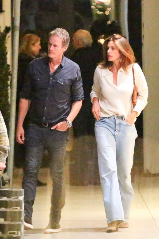 CINDY CRAWFORD and Rande Gerber at Lucky’s in Malibu 12/16/2023