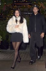 CINDY KIMBERLY Arrives at Chiltern Firehouse in London 12/16/2023