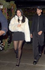 CINDY KIMBERLY Arrives at Chiltern Firehouse in London 12/16/2023