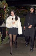 CINDY KIMBERLY Arrives at Chiltern Firehouse in London 12/16/2023