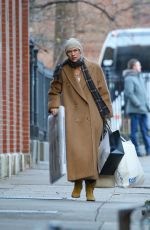 CLAIRE DANES Out Shopping in New York 12/21/2023