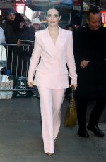 CLAIRE FOY Arrives and Leaves Good Morning America in New York 12/13/2023