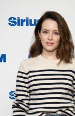 CLAIRE FOY at SiriusXM Studios in New York 12/14/2023
