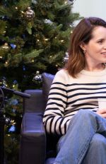 CLAIRE FOY at SiriusXM Studios in New York 12/14/2023