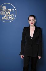 CLAIRE FOY at Tonight Show Starring Jimmy Fallon in New York 12/14/2023
