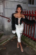 CLARISSE JULIETTE Arrives at The House of CB Christmas Party in London 11/29/2023