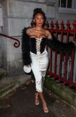 CLARISSE JULIETTE Arrives at The House of CB Christmas Party in London 11/29/2023
