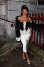 CLARISSE JULIETTE Arrives at The House of CB Christmas Party in London 11/29/2023