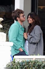 CLAUDIA DOUMIT and Jack Quaid on a Lunch Date at Field and Fort in Santa Barbara 12/26/2023