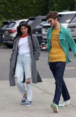 CLAUDIA DOUMIT and Jack Quaid on a Lunch Date at Field and Fort in Santa Barbara 12/26/2023