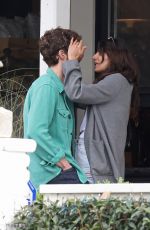 CLAUDIA DOUMIT and Jack Quaid on a Lunch Date at Field and Fort in Santa Barbara 12/26/2023