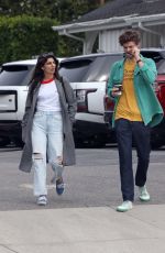 CLAUDIA DOUMIT and Jack Quaid on a Lunch Date at Field and Fort in Santa Barbara 12/26/2023