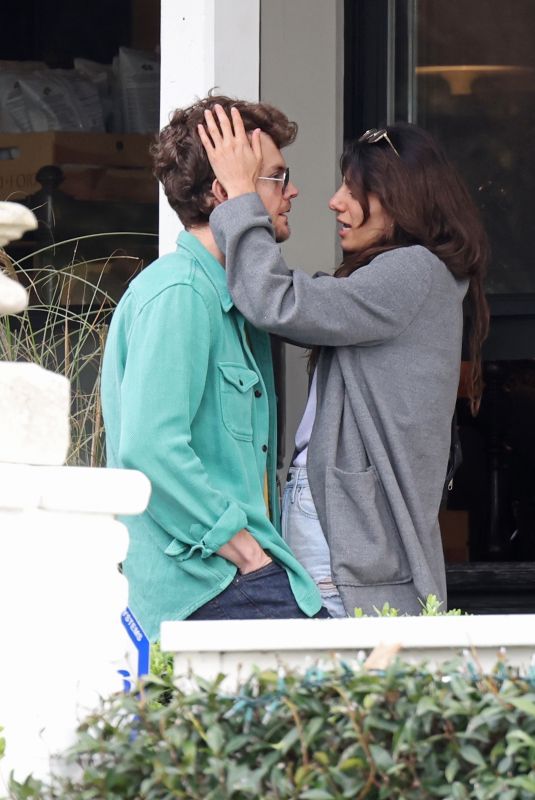 CLAUDIA DOUMIT and Jack Quaid on a Lunch Date at Field and Fort in Santa Barbara 12/26/2023