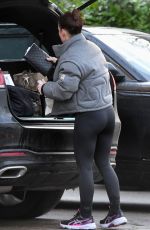 COLEEN ROONEY Carrying Gifts for Her Trainer at Cheshire Gym 12/08/2023