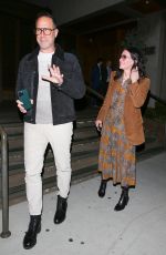 COURTENEY COX Out for Dinner with a Friend at Baltaire Restaurant in Los Angeles 12/11/2023
