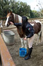 CRYSTAL HOANG Preps for Her New Show Cowboy Dreamland in Malibu 12/29/2023