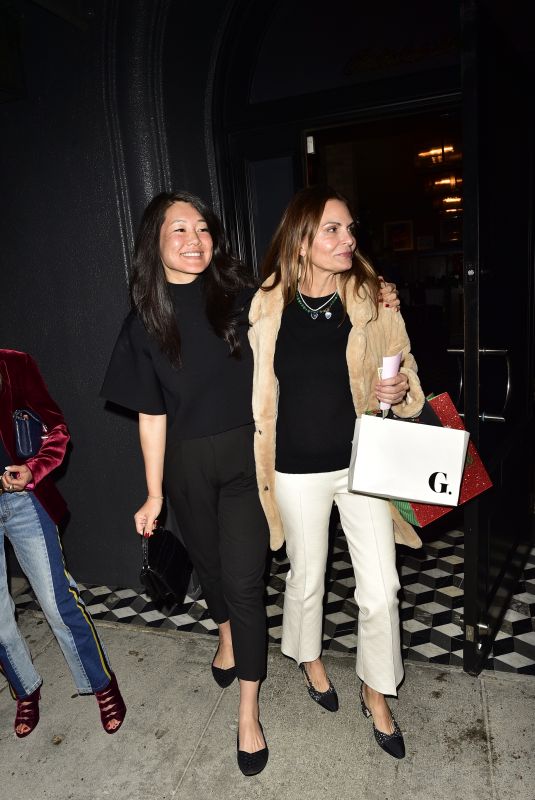 CRYSTAL KUNG MINKOFF Out for Dinner with Friends in Los Angeles 12/18/2023