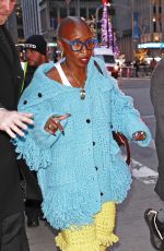 CYNTHIA ERIVO Leaves NBC Studios in New York 12/19/2023
