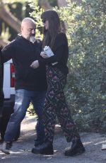 DAKOTA JOHNSON Leaves a Friends House in Malibu 12/16/2023