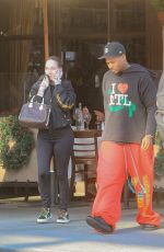 DANIELLE BREGOLI on a Lunch Date with Her Boyfriend in Beverly Hills 11/30/2023