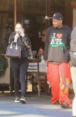 DANIELLE BREGOLI on a Lunch Date with Her Boyfriend in Beverly Hills 11/30/2023
