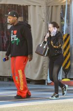 DANIELLE BREGOLI on a Lunch Date with Her Boyfriend in Beverly Hills 11/30/2023
