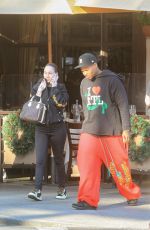 DANIELLE BREGOLI on a Lunch Date with Her Boyfriend in Beverly Hills 11/30/2023