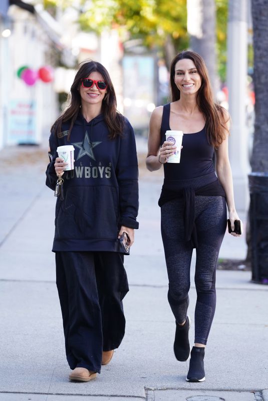 DANIELLE VASINOVA and SILVIA KAL Out for Coffee in Studio City 12/07/2023