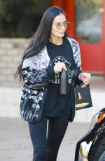 DEMI MOORE Leaves Pilates Class in Los Angeles 12/03/2023