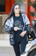 DEMI MOORE Leaves Pilates Class in Los Angeles 12/03/2023