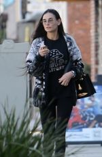 DEMI MOORE Leaves Pilates Class in Los Angeles 12/03/2023