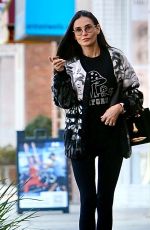 DEMI MOORE Leaves Pilates Class in Los Angeles 12/03/2023