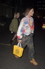 DEMI SIMS and MEGAN BARTON HANSON Leaves Lanagans Brasserie in London 11/30/2023