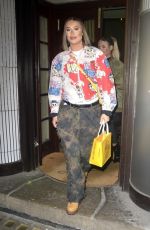 DEMI SIMS and MEGAN BARTON HANSON Leaves Lanagans Brasserie in London 11/30/2023