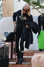 DENISE VAN OUTEN with Her Luggage Leaves Marbella 12/23/2023