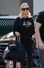 DENISE VAN OUTEN with Her Luggage Leaves Marbella 12/23/2023