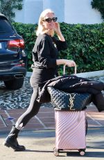 DENISE VAN OUTEN with Her Luggage Leaves Marbella 12/23/2023