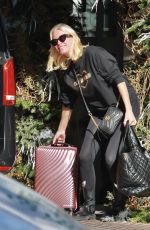 DENISE VAN OUTEN with Her Luggage Leaves Marbella 12/23/2023