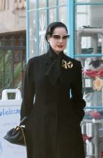 DITA OVN TEESE and Adam Rajcevich Out for a Lunch Date on Christmas Eve in Los Feliz 12/24/2023