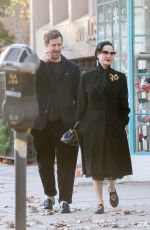 DITA OVN TEESE and Adam Rajcevich Out for a Lunch Date on Christmas Eve in Los Feliz 12/24/2023